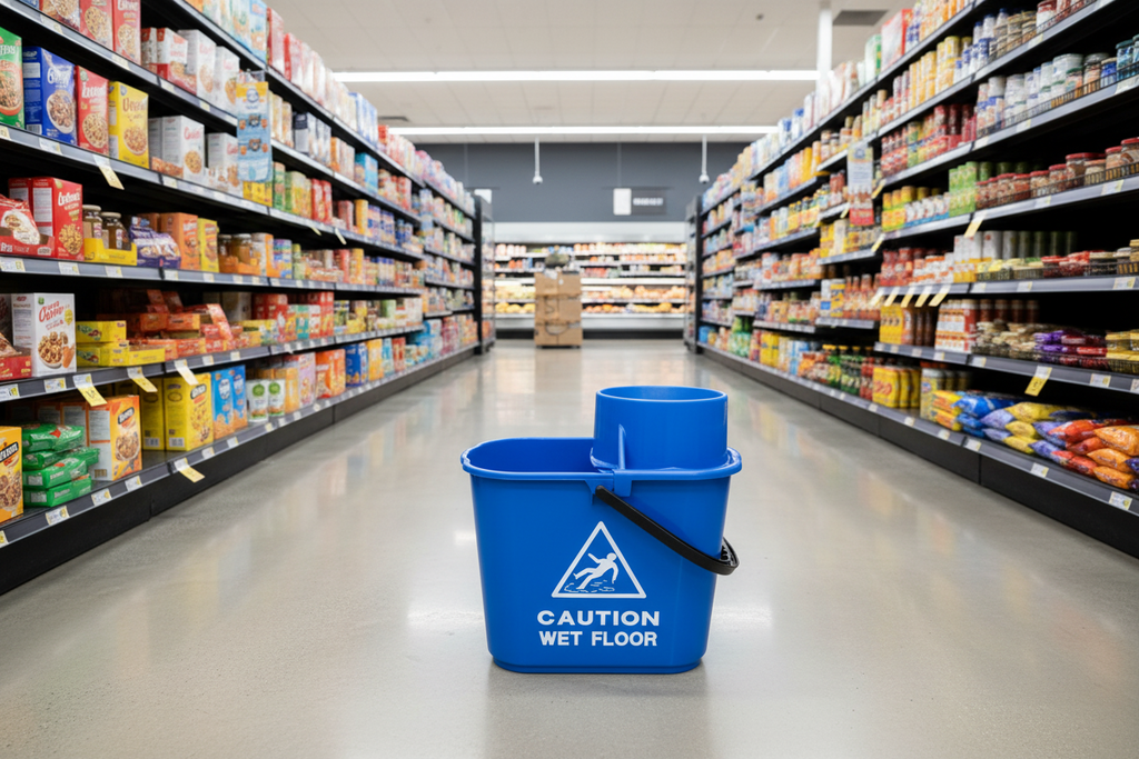 Dosco Heavy Duty Mop Bucket & Wringer Blue