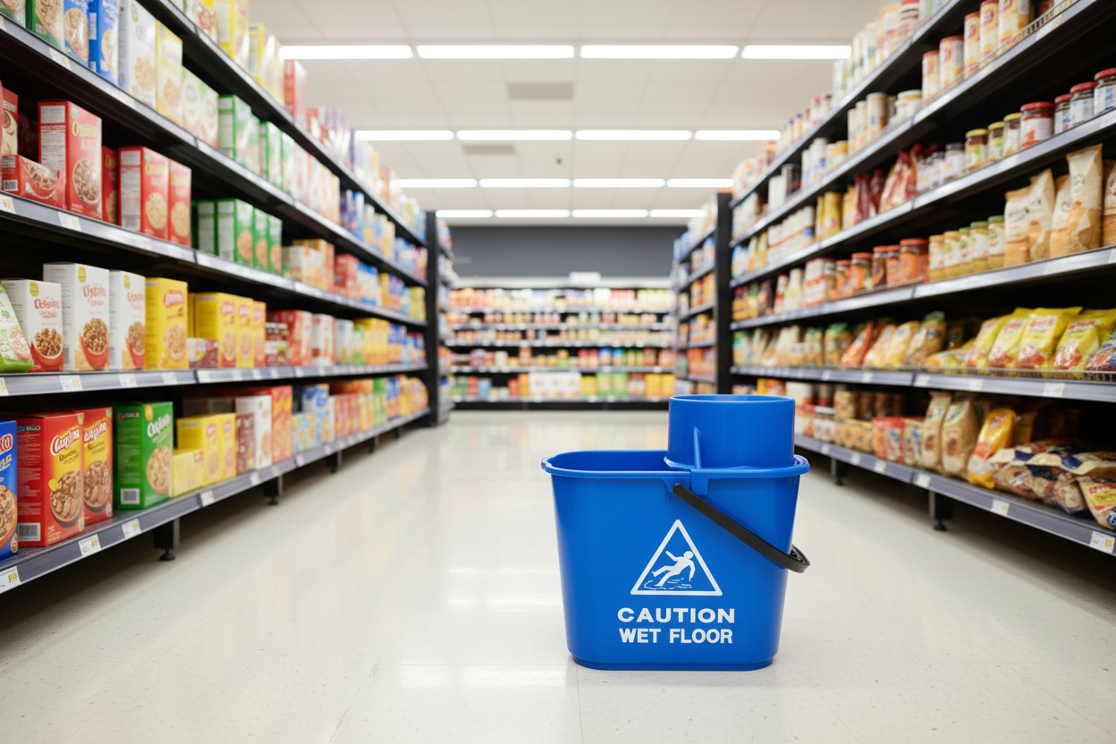 Dosco Heavy Duty Mop Bucket & Wringer Blue