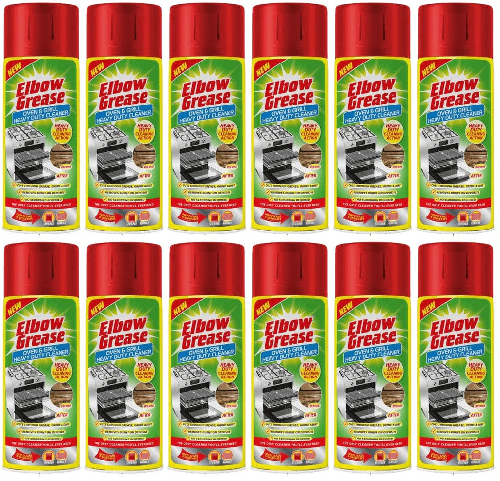 12 x Elbow Grease Oven Foamer - 400Ml
