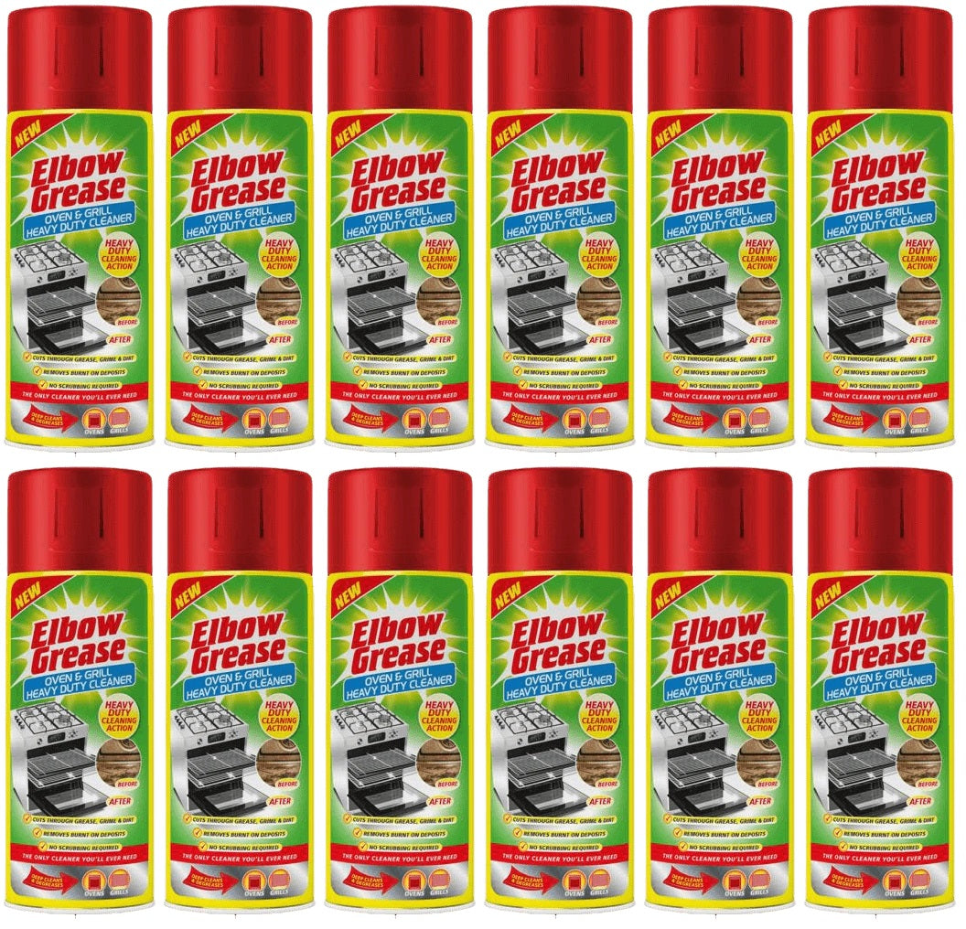 12 x Elbow Grease Oven Foamer - 400Ml