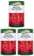 3 x Newforge Roasted Red Peppers In Vinegar 4.2Kg
