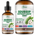 4-in-1 Soursop Bitters Liquid – Sea Moss, Black Seed Oil & Ashwagandha for Immune & Digestive Support (2 oz) | Sugar-Free, Non-GMO, Vegan