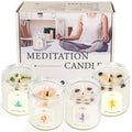 4-Pack Crystal Soy Candles – Aromatherapy Scented Gift Set for Women | 24 oz