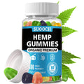 SUOOCH 4 Packs Natural Hemp Gummies | High-Potency Hemp Oil Extract | Gluten-Free Gummies for Adults