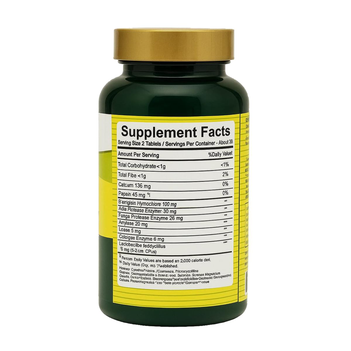 4 Top Care Probiotic Multi-Enzyme with Prebiotics & Acidophilus – Digestive Health