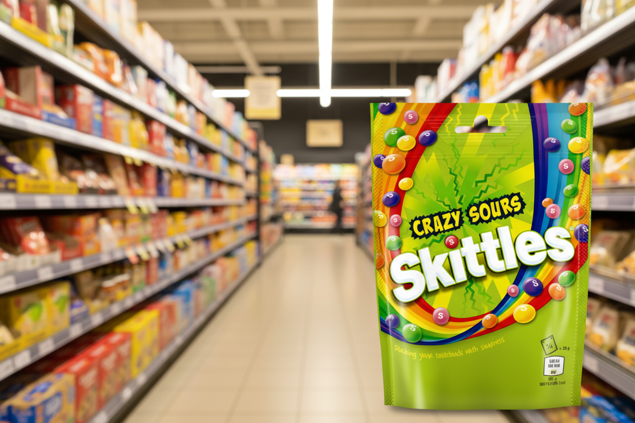15 X Skittles Sours Pouch 136g