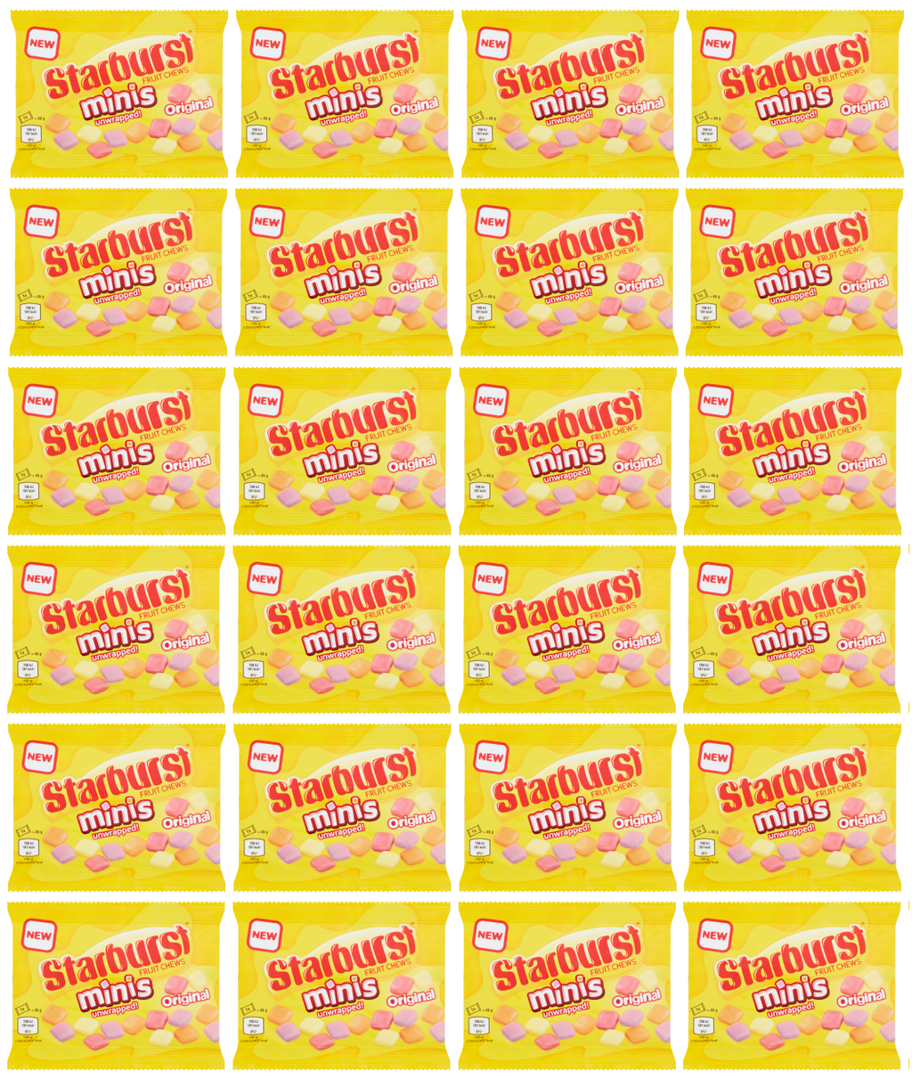 24 x Starburst Minis Bag 45Gm