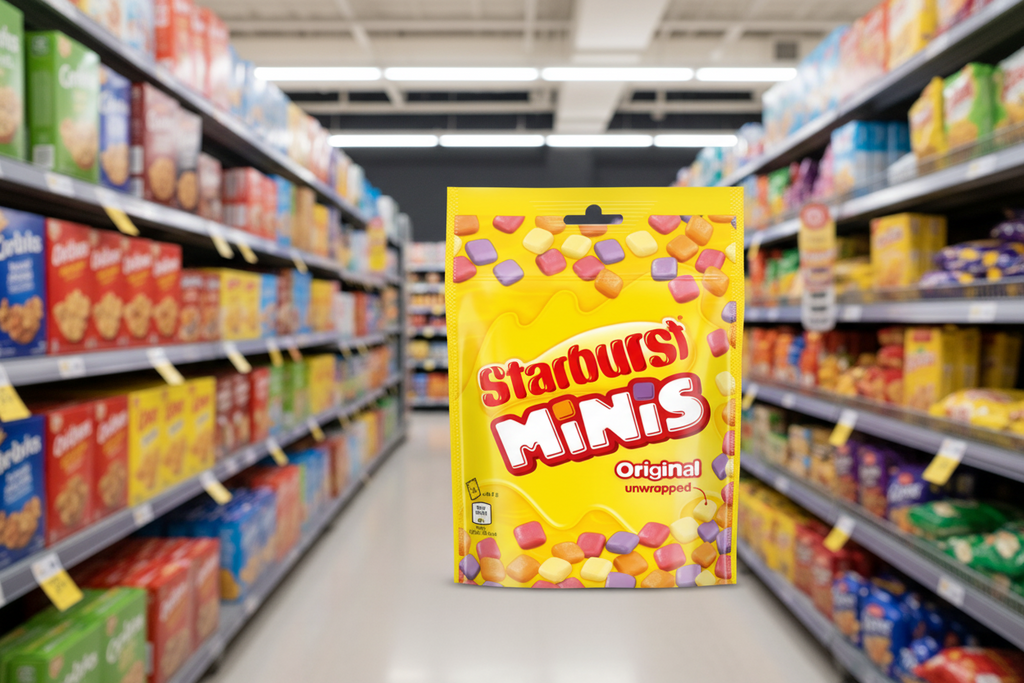 16 X Starburst Minis Fruits Pouch 137Gm