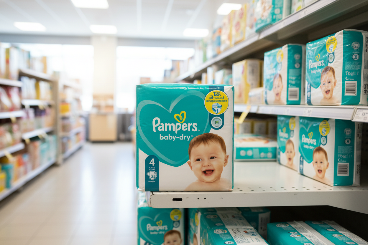 4 x Pampers Baby Dry Size 4 (Maxi) 25 Pack