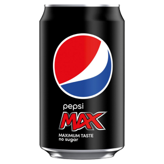 24 x Pepsi Max Cans 330Ml