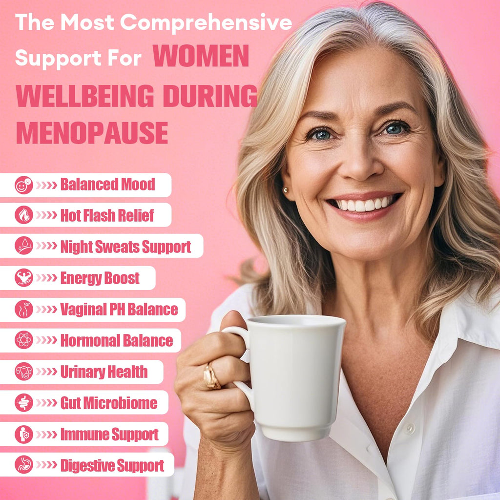 40-in-1 Menopause Supplements for Women – Multibenefit & Complete Black Cohosh, 120 Vegan Caps