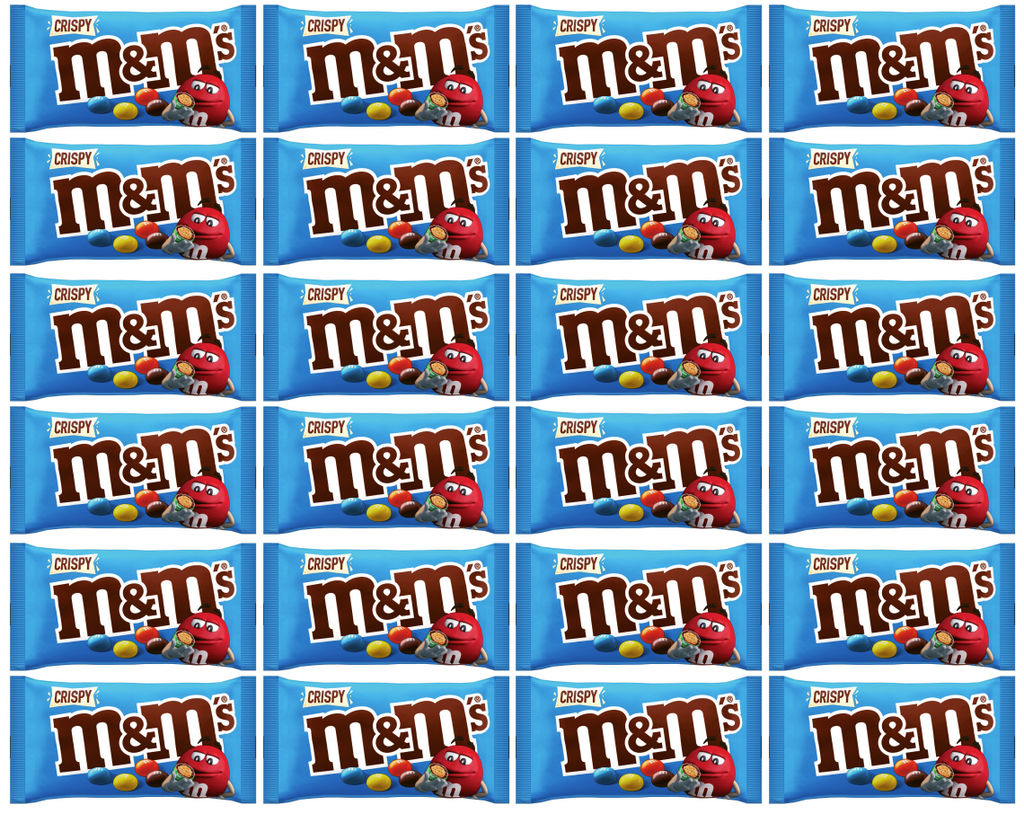 24 x M&M'S Crispy Bags 36G
