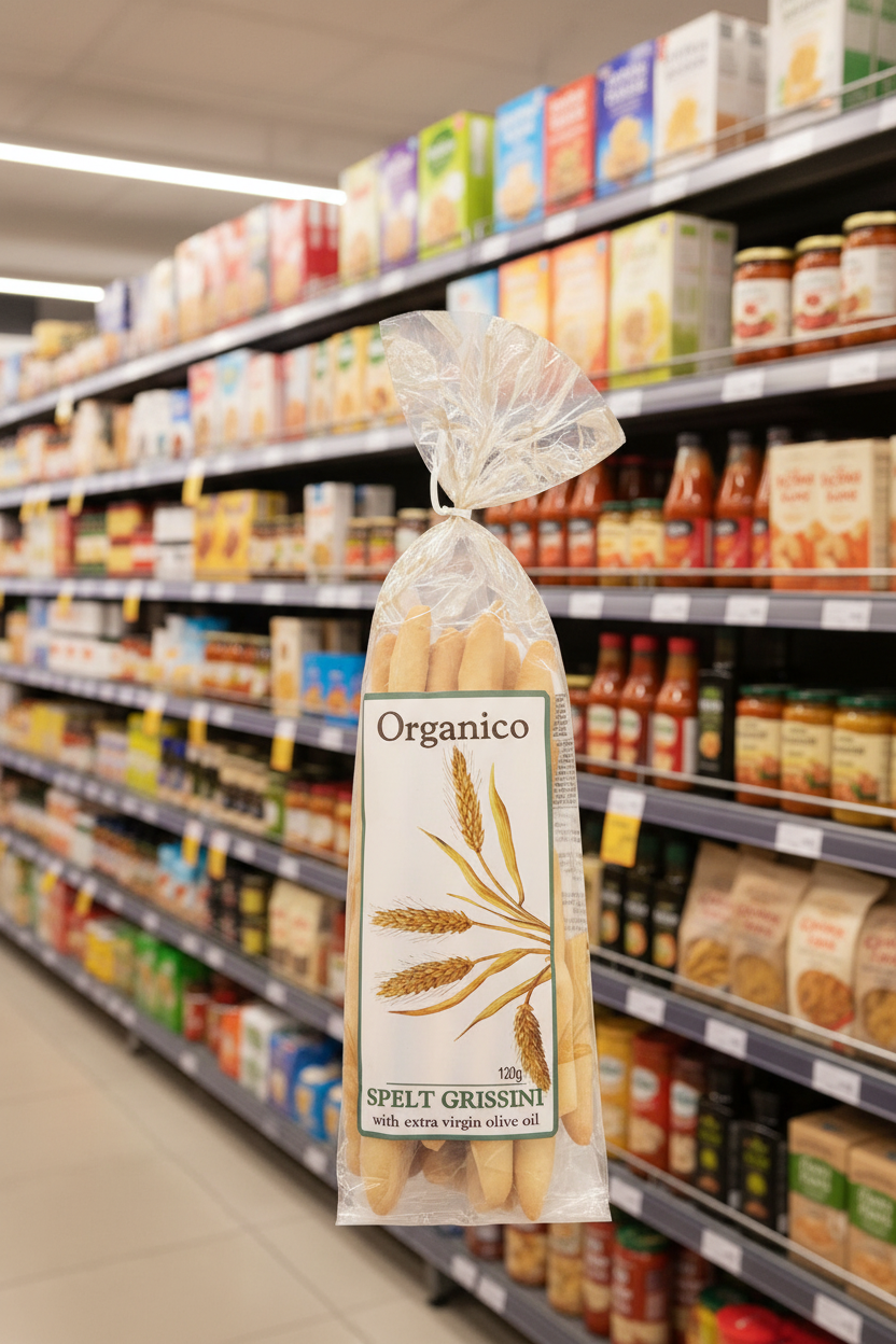 Organico Org Spelt Grissini - 120g