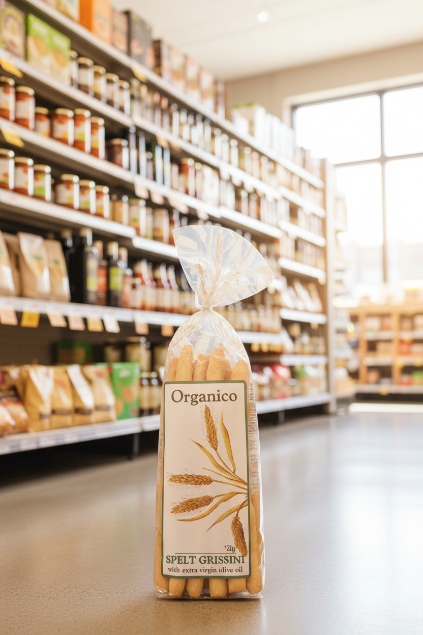 Organico Org Spelt Grissini - 120g