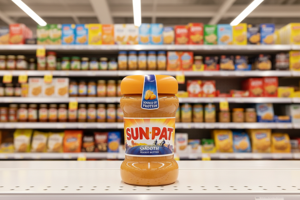 6 x Sun-Pat Smooth Peanut Butter 300G