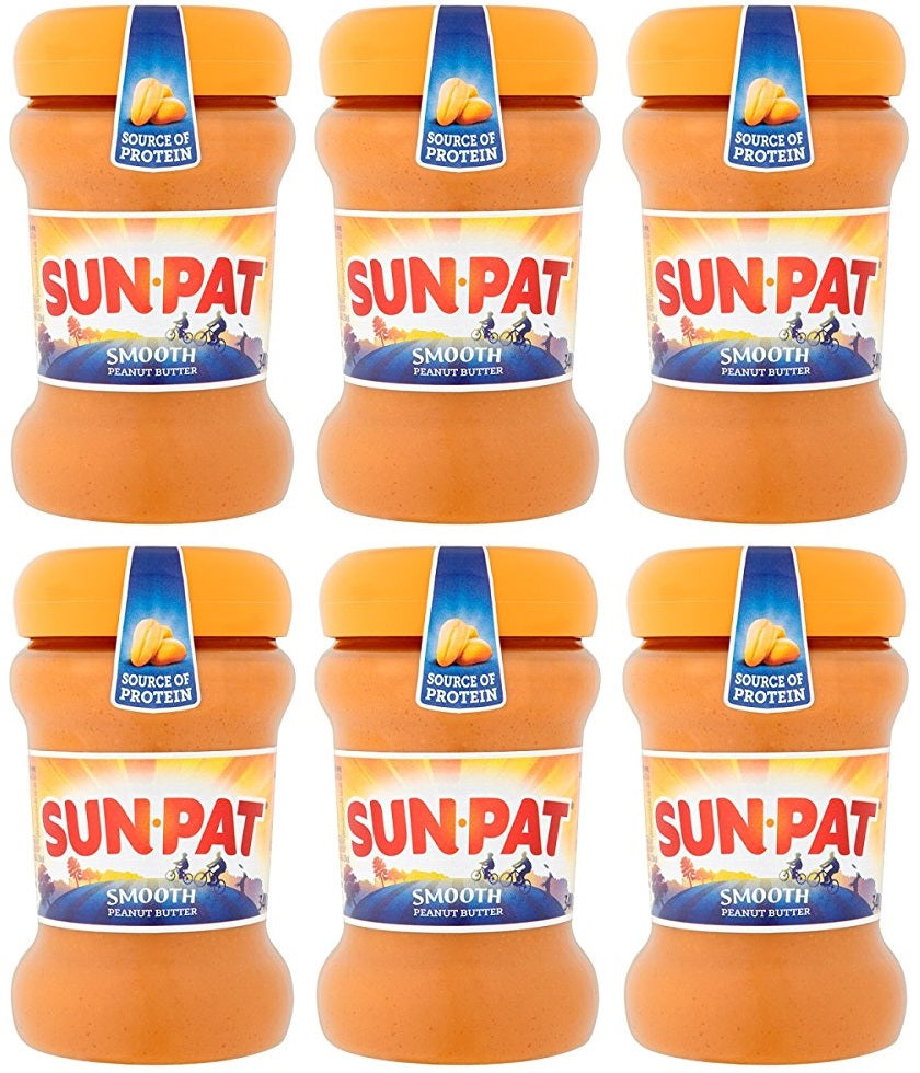 6 x Sun-Pat Smooth Peanut Butter 300G