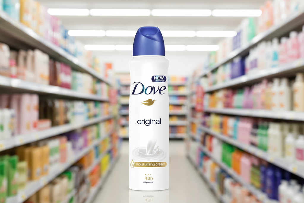 6 x Dove Original Anti-Perspirant Deodorant Aerosol 200Ml