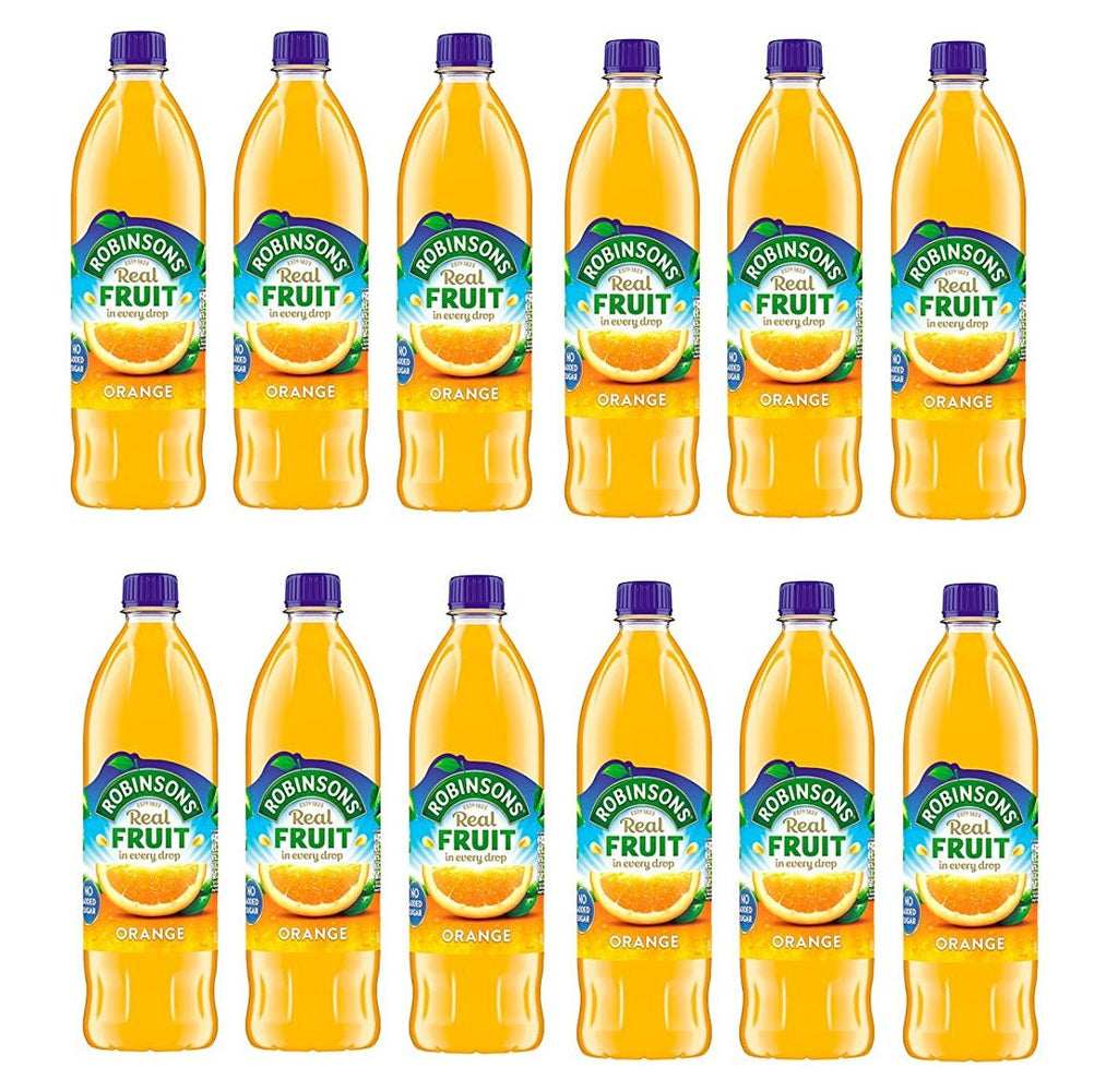 12 x Orange Robinsons 1Lt  (No Sugar)