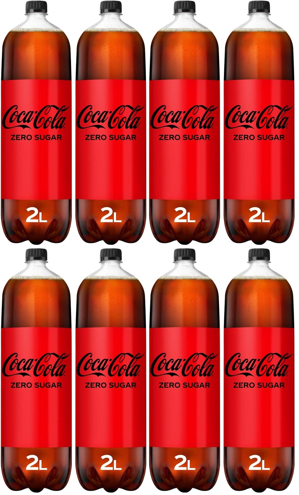 8 x Coca-Cola Zero Sugar 2L