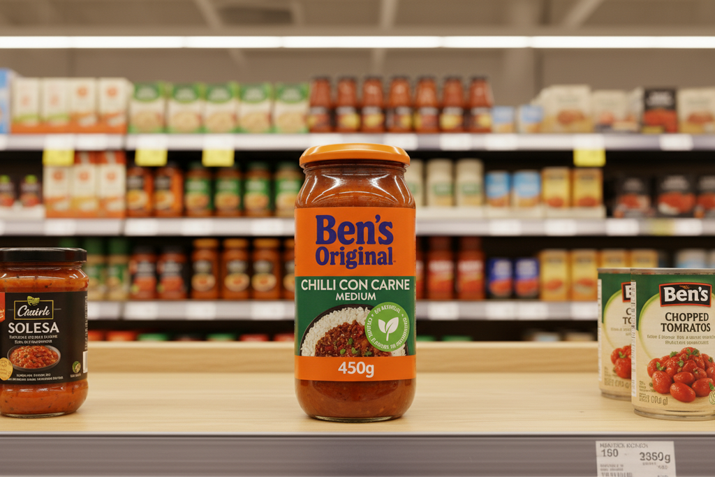 6 x Ben's Original Sauce For Chilli Con Carne Medium 450G
