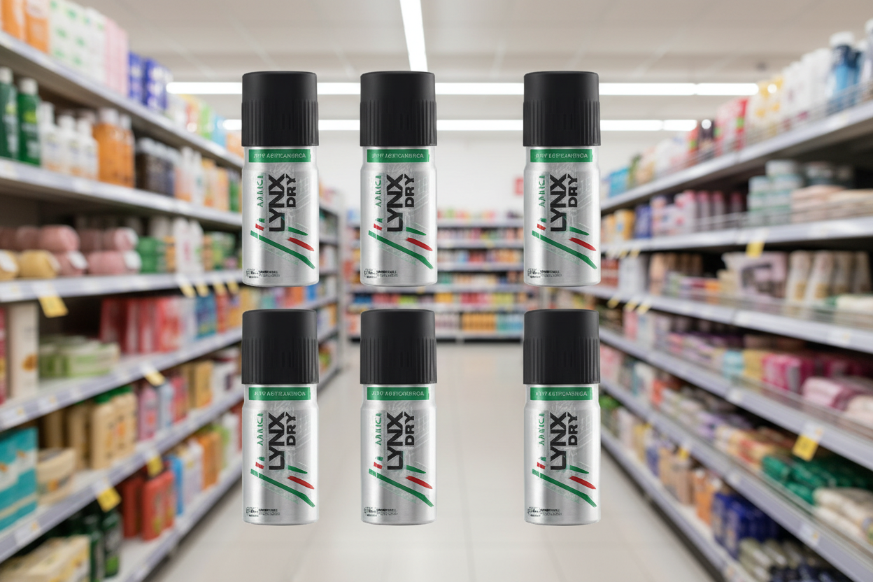 6 x Lynx Africa 25 Years Anti-Perspirant Deodorant Spray For Men 150 Ml