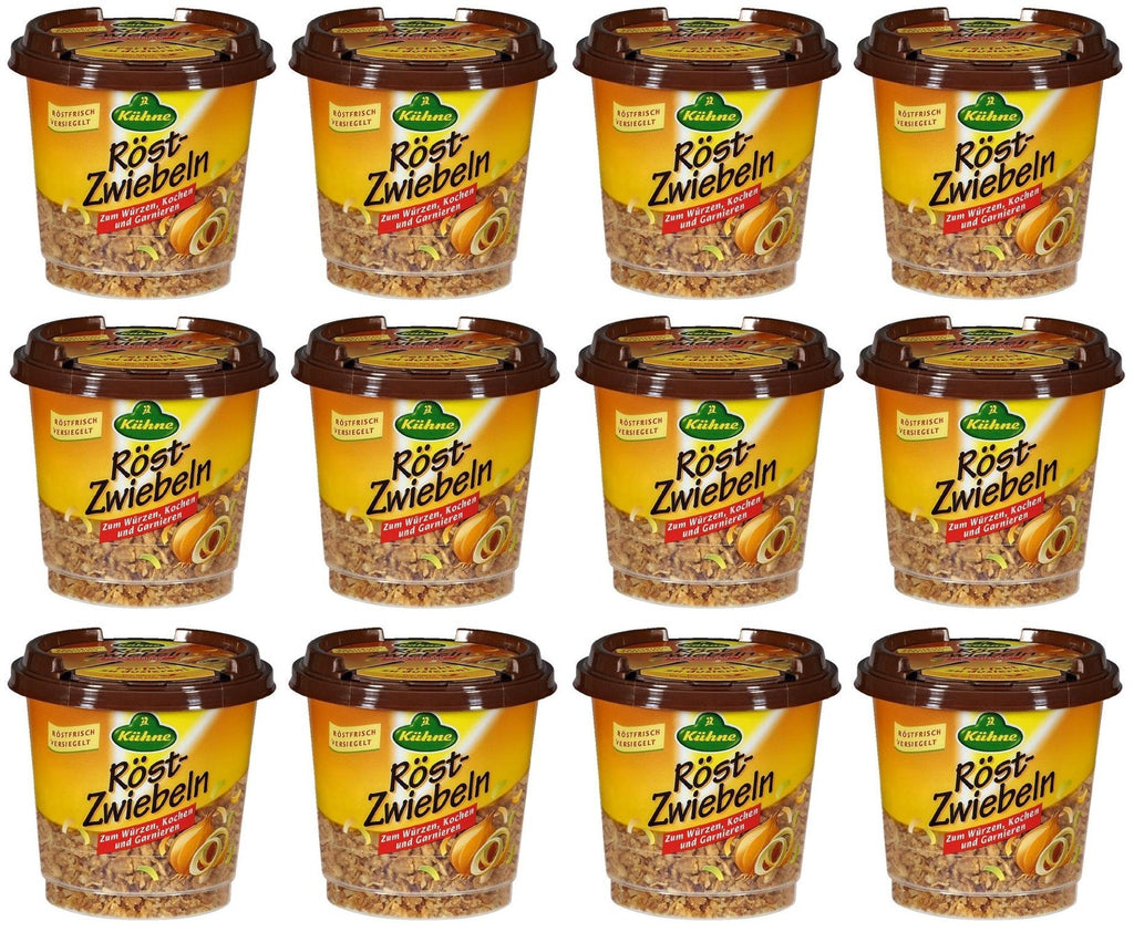 12 x Kühne Crispy Fried Onions 100G