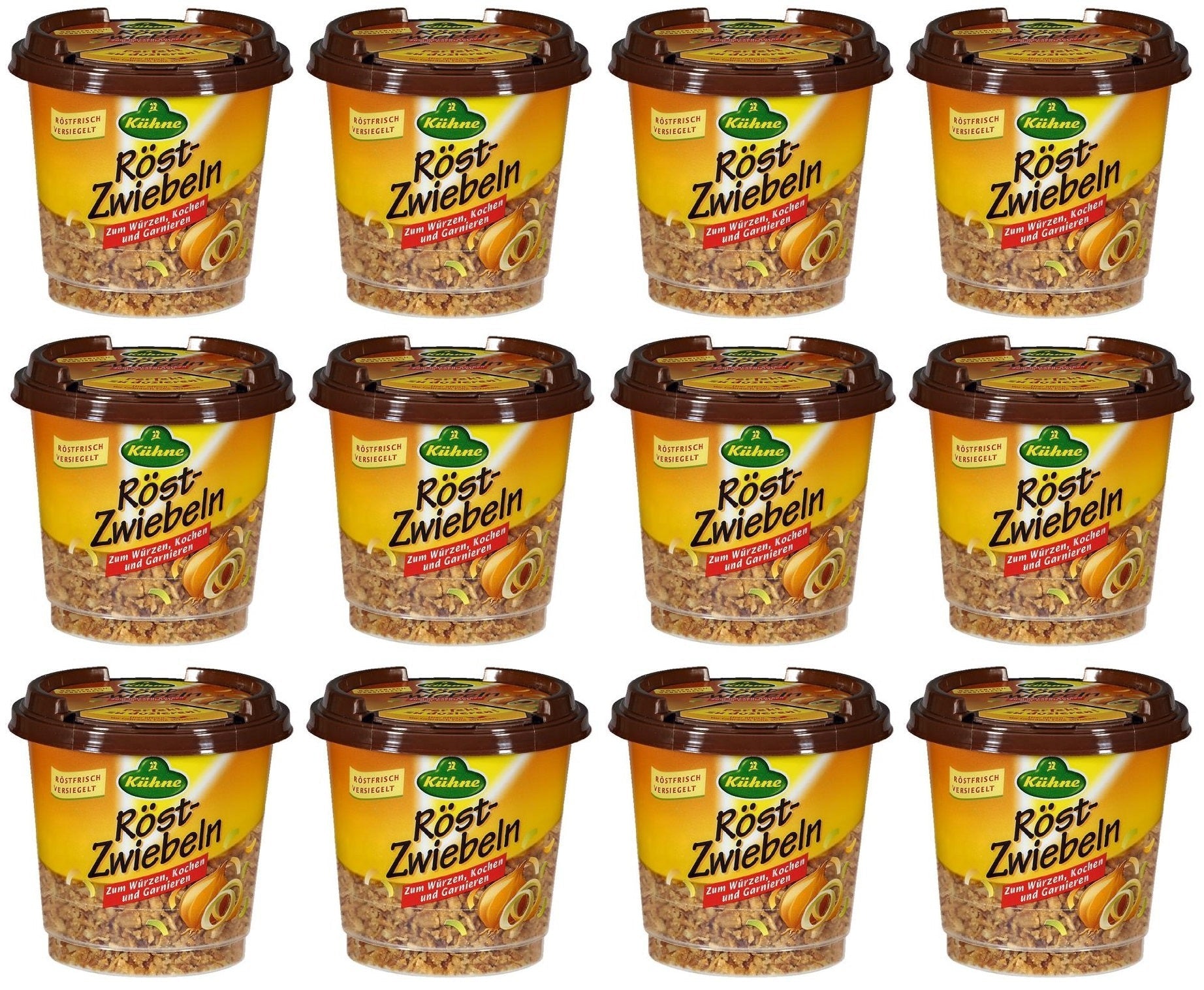12 x Kühne Crispy Fried Onions 100G
