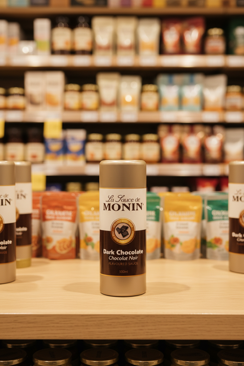 6 x Monin Dark Chocolate Sauce 500Ml
