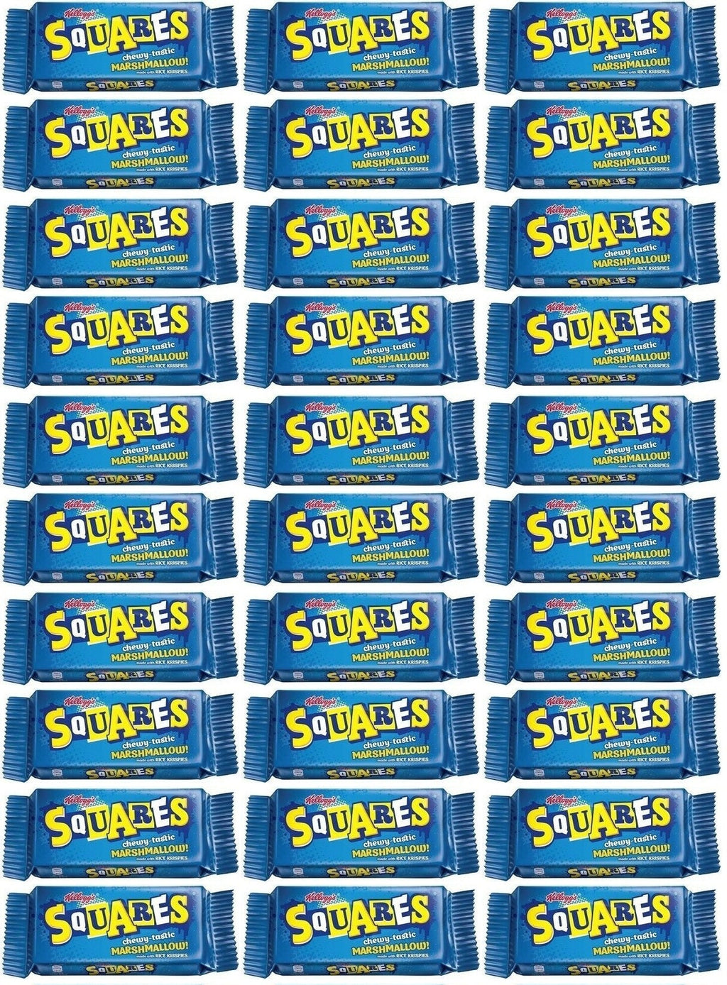 30 x Squares Rice Krispies Marshmallow 28G