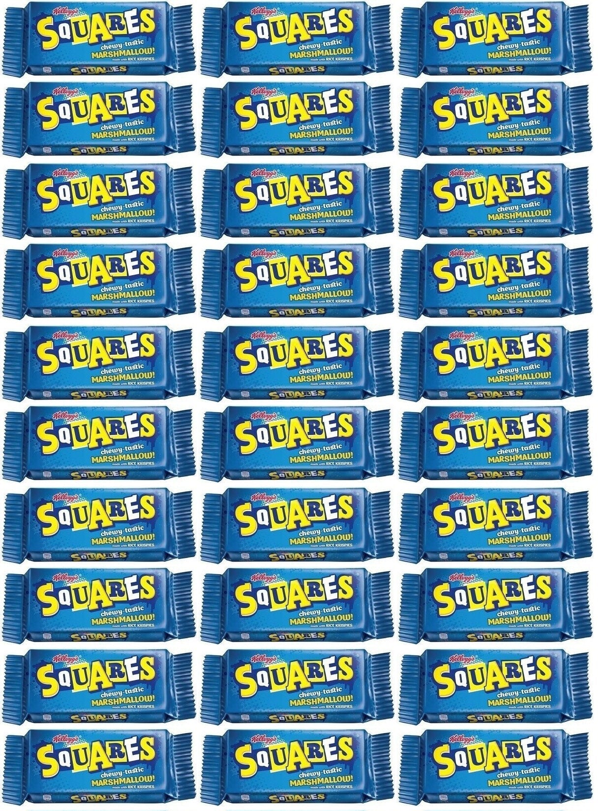30 x Squares Rice Krispies Marshmallow 28G
