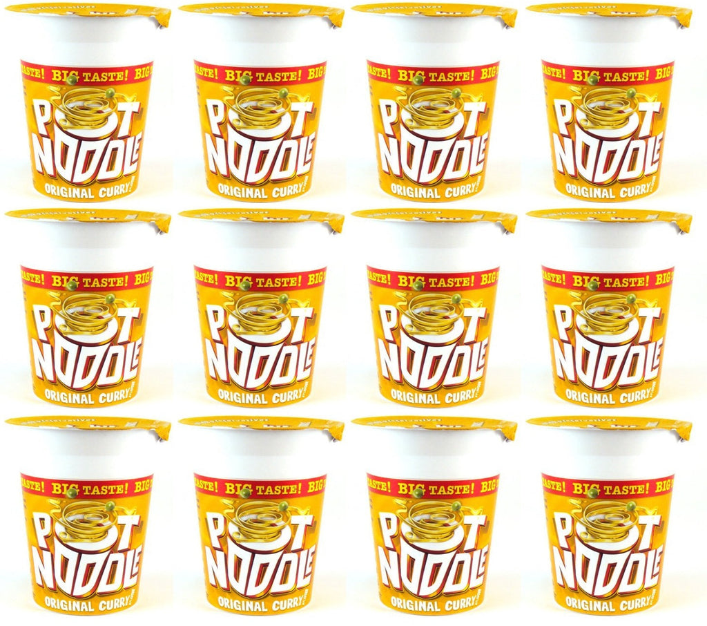 12 x Pot Noodle  Standard Pot Original Curry 90 G