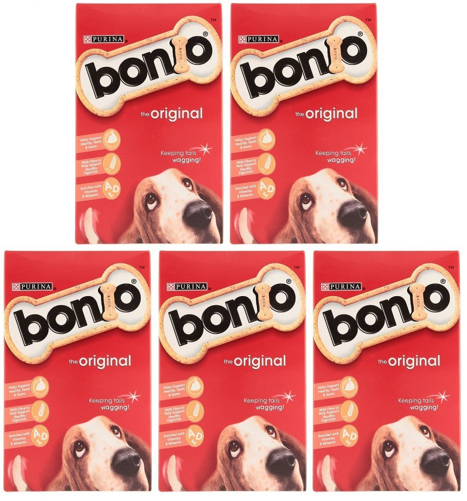 5 x Bonio Dog Biscuit The Original 650G