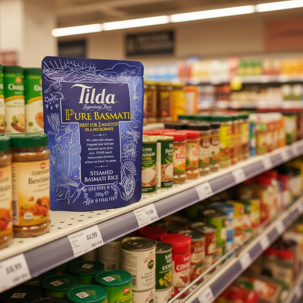 6 x Tilda Pure Microwave Basmati Rice Classics 250G