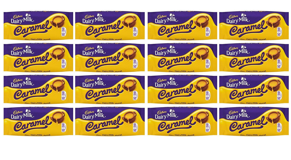 16 x Cadbury Dairy Milk Caramel Chocolate Bar 120G