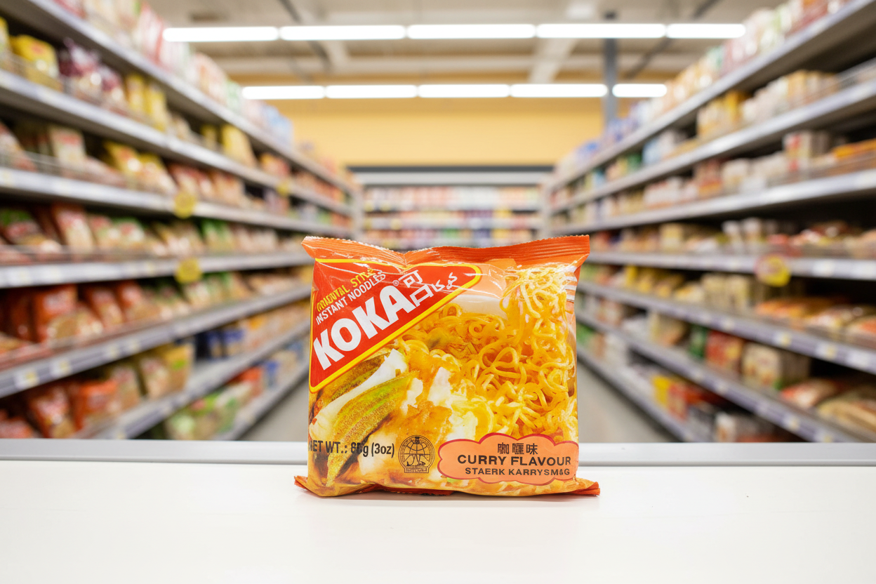 30 x Koka The Original Curry Flavour Oriental Instant Noodles 85G