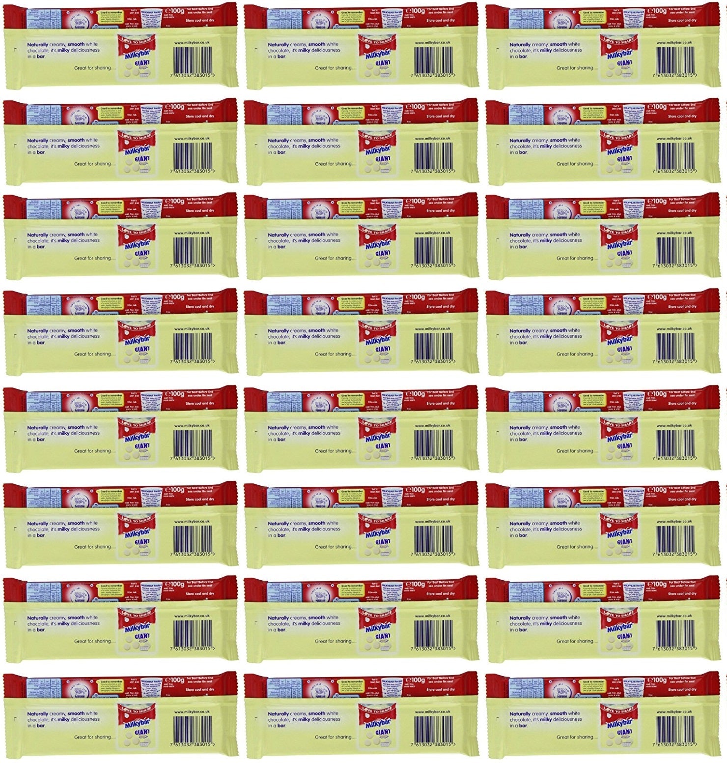 24 x Milkybar 4 X 25G (100G)