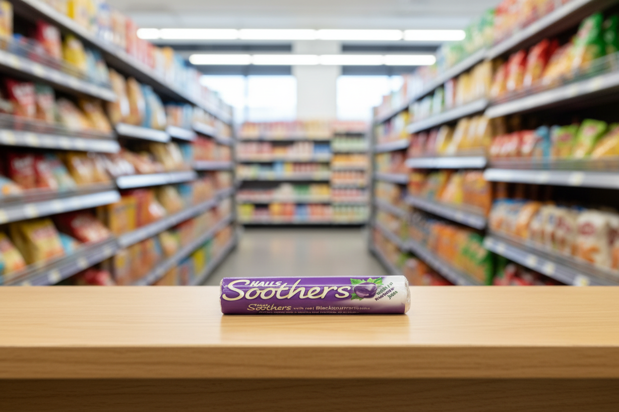 20 x Halls Soothers Blackcurrant Flavour 45G
