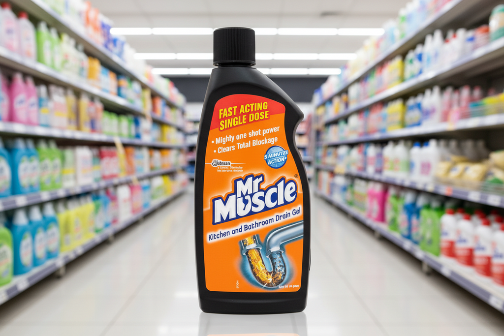 6 x Mr Muscle Drain Unblocker Gel 500Ml