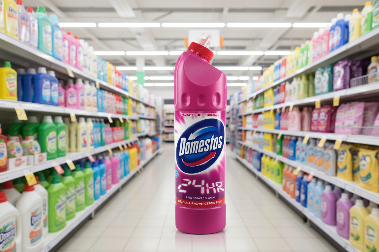9 x Domestos  Thick Bleach Pink Power 750 Ml
