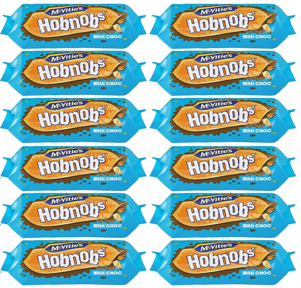 12 x Mcvitie's Hobnobs Milk Chocolate Biscuits 262G
