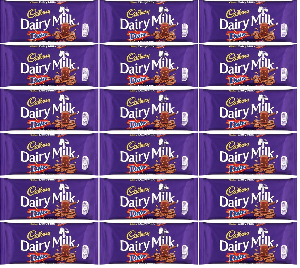 18 x Cadbury Dairy Milk Daim 120G