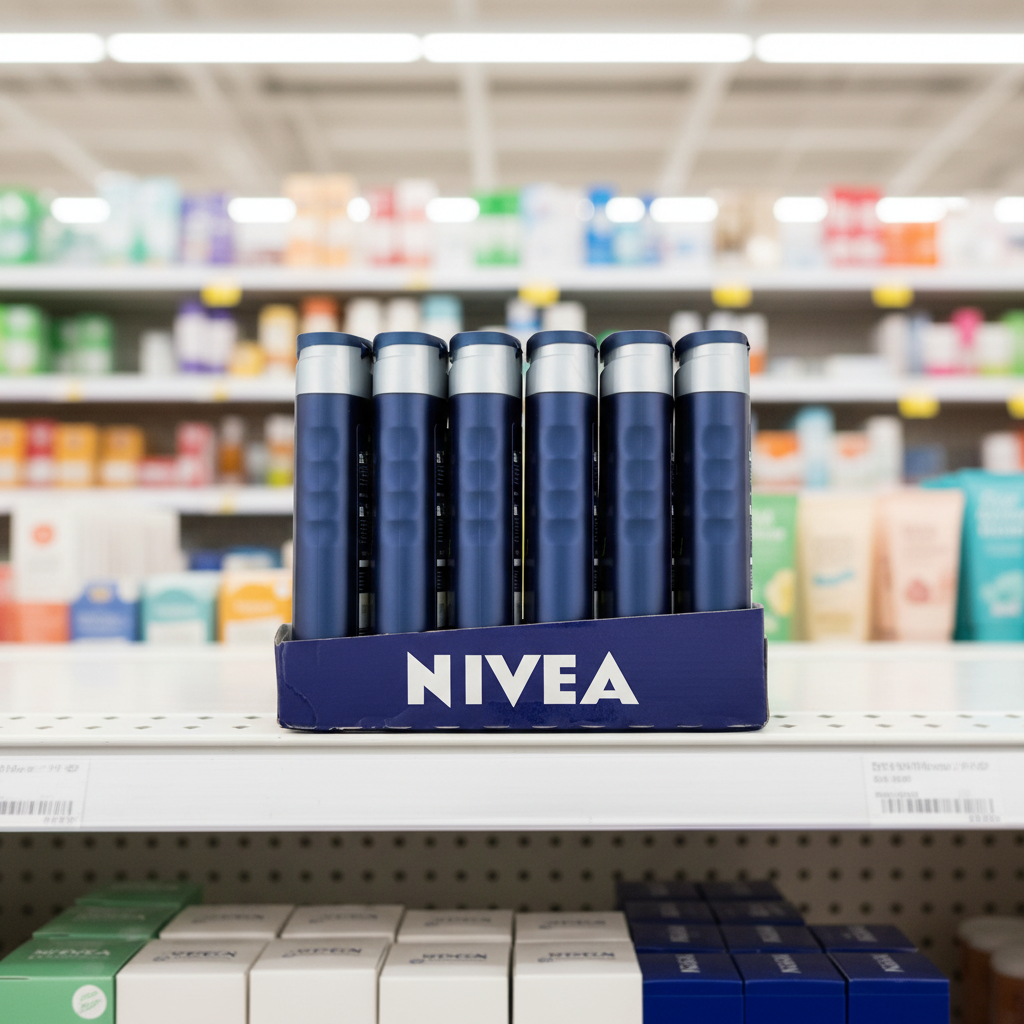 6 x Nivea Men Energy Shower Gel 250Ml