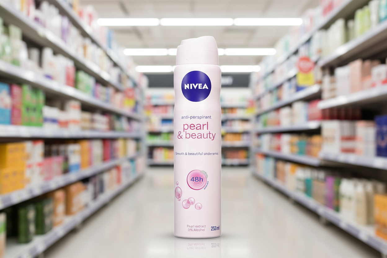 6 x Nivea Pearl & Beauty Anti-Perspirant Deodorant Spray 250Ml