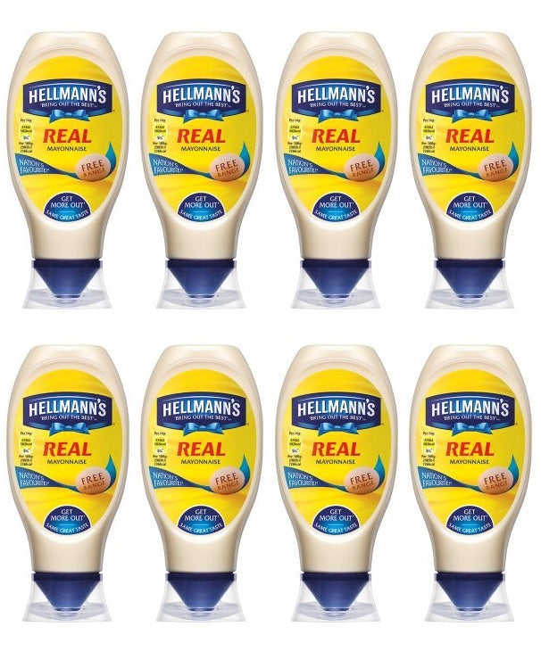 8 x Hellmann's  Mayonnaise Real 430 Ml
