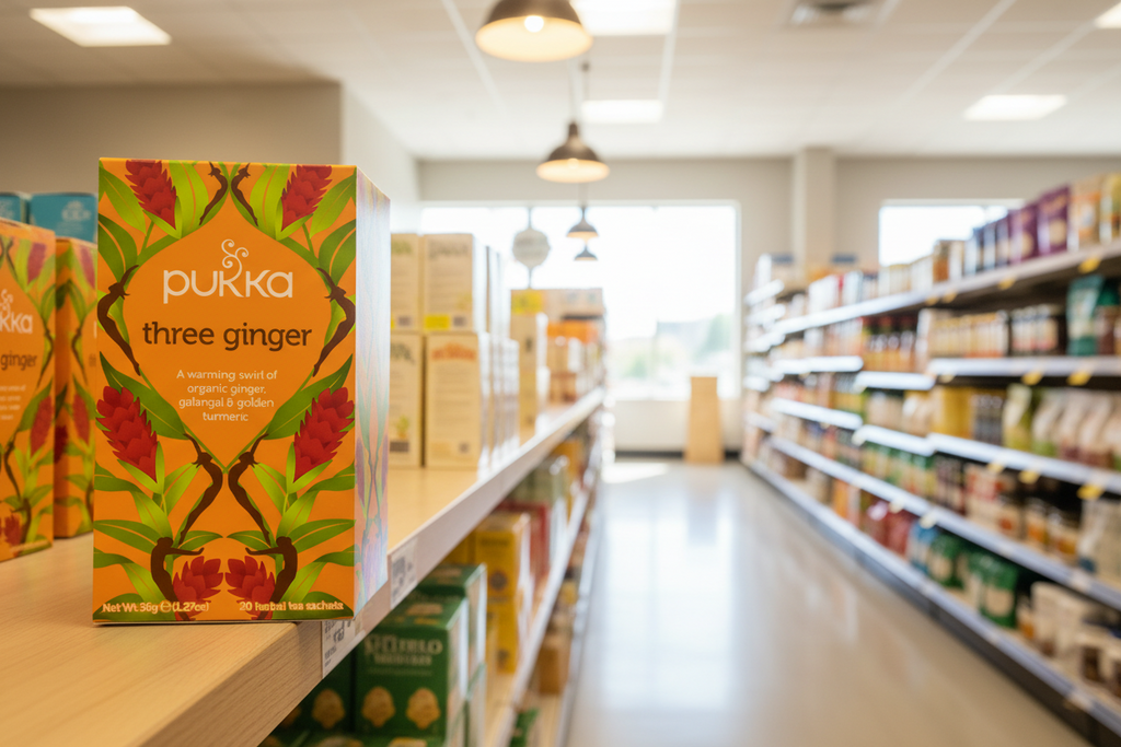 4 x Pukka Organic Three Ginger Herbal Tea 20S