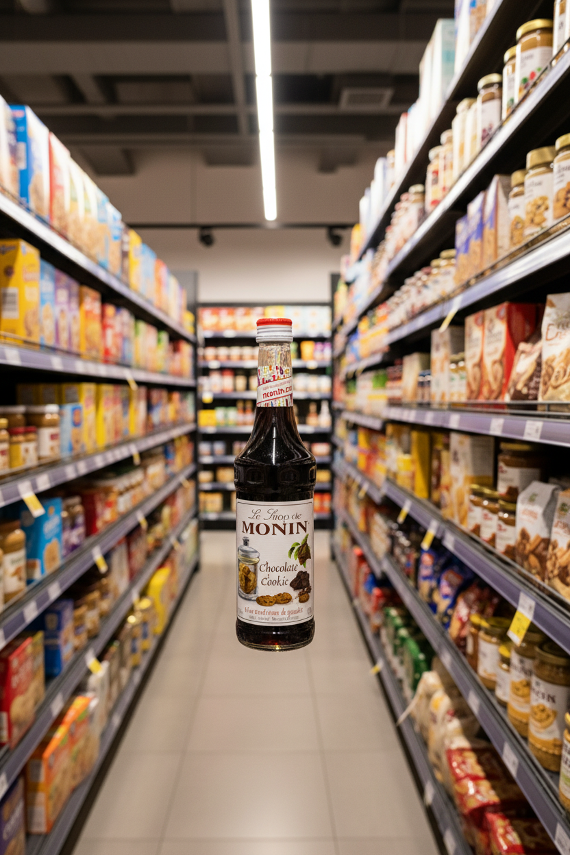 Monin Chocolate  Cookie Syrup 1Lt