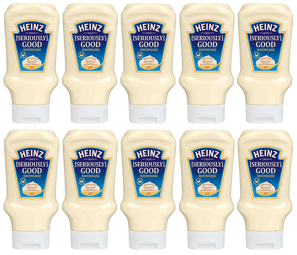 10 x Heinz Seriously Good Mayonnaise 395G