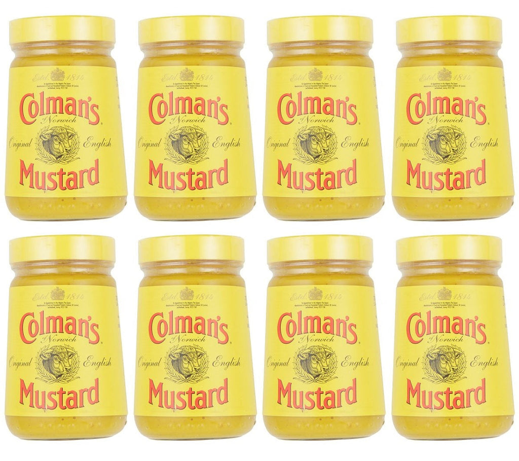 8 x Colman's  Mustard Original English Mustard 170 G
