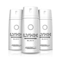 6 x Lynx  Anti-Perspirant Deodorant Spray Black 150Ml