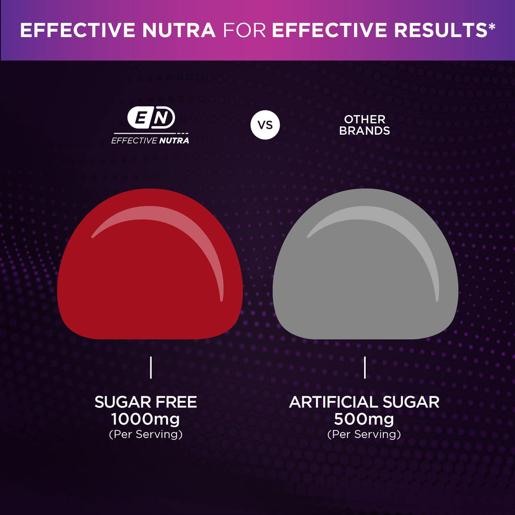 EFFECTIVE NUTRA Milk Thistle Gummies – Sugar-Free 1000mg Liver Detox | 90 Count
